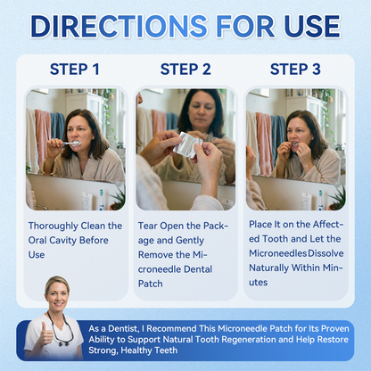 ZUEET® 🦷 Tideglusib Fast‑Dissolving Tooth & Gum Repair Oral Strips ✨ (Supports tooth repair and helps relieve gum discomfort and other common oral concerns)