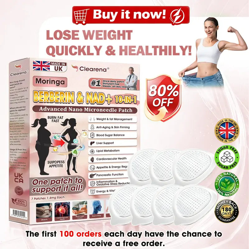 🧑‍⚕️🇬🇧 𝐎𝐟𝐟𝐢𝐜𝐢𝐚𝐥 𝐔𝐊 𝐒𝐭𝐨𝐫𝐞 | 𝐂𝐥𝐞𝐚𝐫𝐞𝐧𝐚® 𝟏𝟎-𝐢𝐧-𝟏 𝐀𝐝𝐯𝐚𝐧𝐜𝐞𝐝 𝐍𝐚𝐧𝐨 𝐌𝐢𝐜𝐫𝐨𝐧𝐞𝐞𝐝𝐥𝐞 𝐏𝐚𝐭𝐜𝐡 (𝐌𝐨𝐫𝐢𝐧𝐠𝐚 · 𝐁𝐞𝐫𝐛𝐞𝐫𝐢𝐧𝐞 × 𝐍𝐀𝐃+) — 𝐎𝐧𝐜𝐞 𝐃𝐚𝐢𝐥𝐲, 𝐑𝐞𝐬𝐮𝐥𝐭𝐬 𝐢𝐧 𝟕 𝐃𝐚𝐲𝐬