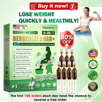 𝐎𝐟𝐟𝐢𝐜𝐢𝐚𝐥 𝐔𝐒 𝐒𝐭𝐨𝐫𝐞 🇬🇧  |  𝐂𝐥𝐞𝐚𝐫𝐞𝐧𝐚® Moringa · Bee Venom · Berberine × NAD+ Eight-in-one 10× Ultra-Concentrated Herbal Essence Foot Soak — 𝐎𝐧𝐜𝐞 𝐃𝐚𝐢𝐥𝐲, 𝐕𝐢𝐬𝐢𝐛𝐥𝐞 𝐑𝐞𝐬𝐮𝐥𝐭𝐬 𝐢𝐧 𝟕 𝐃𝐚𝐲𝐬