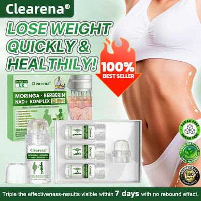 Official Store | ✔️ 𝐂𝐥𝐞𝐚𝐫𝐞𝐧𝐚® Nano Microneedle Infusion System🔬 – Moringa · Berberine + NAD+ 12-in-1 Metabolic Complex (300% Deeper Absorption, Once Daily, Visible Changes in 7 Days)